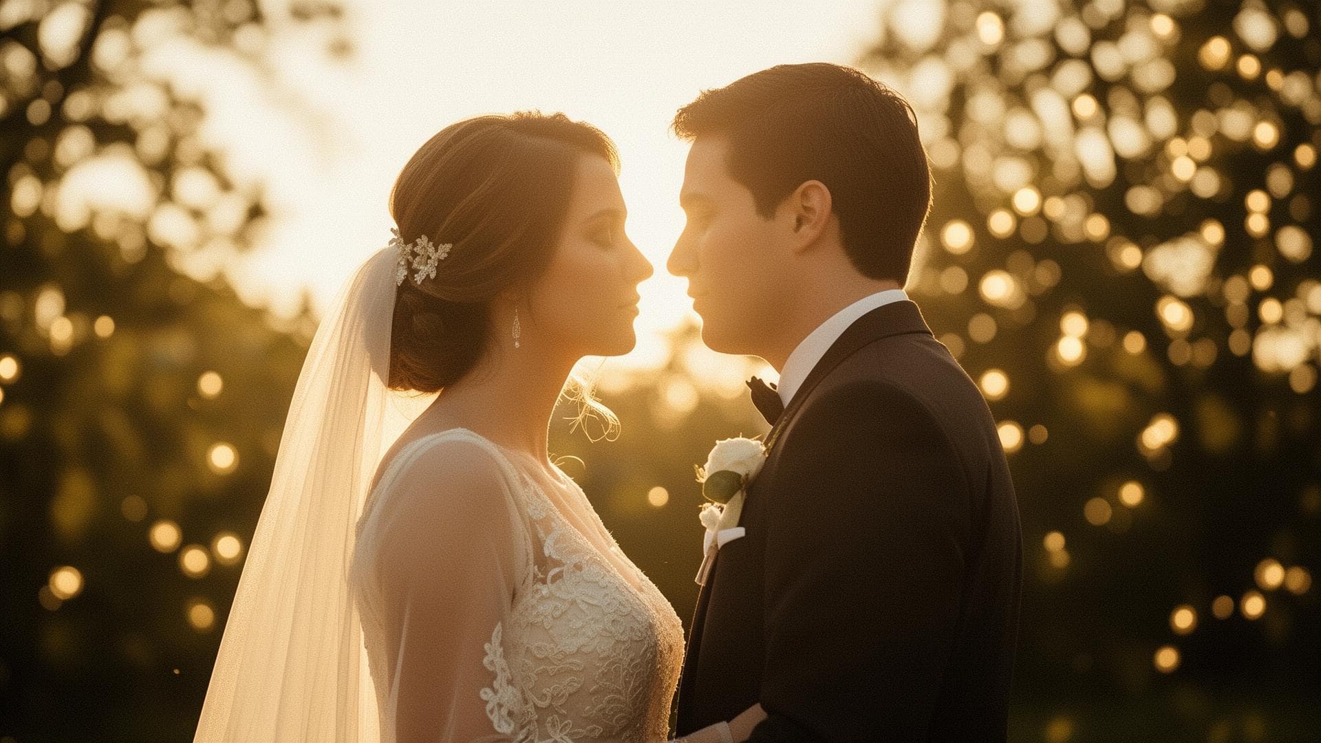 Wedding cinematic shot